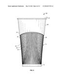 Reusable Cup with Integrated Ribbed Heat Sink Sheath diagram and image