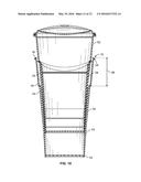 Reusable Cup with Integrated Ribbed Heat Sink Sheath diagram and image