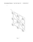 SIZE ADJUSTABLE ASSEMBLABLE PALLET diagram and image