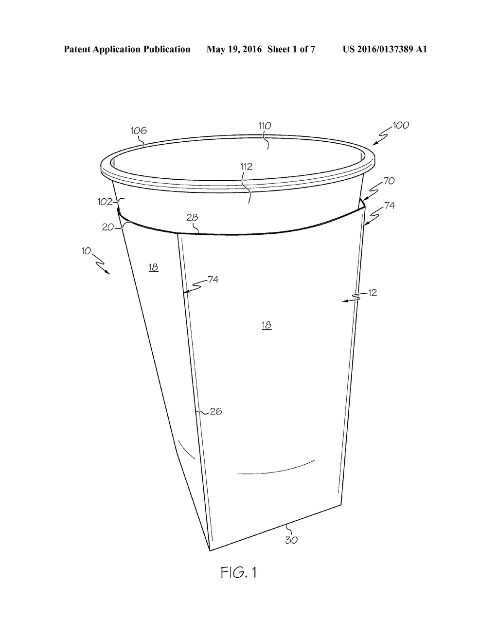 SQUARE FOLDABLE INSULATED CUP SLEEVE - diagram, schematic, and image 02