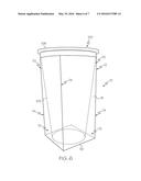 SQUARE FOLDABLE INSULATED CUP SLEEVE diagram and image