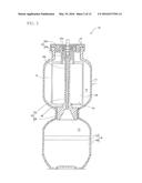 TWO-LIQUID DISCHARGE CONTAINER diagram and image