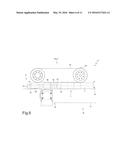 GROUPING METHOD AND UNIT FOR FORMING A LINE OF PRODUCTS ON A PACKING     MACHINE diagram and image