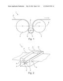 Device for Decurling a Web of Material, Such as a Paper Web diagram and image