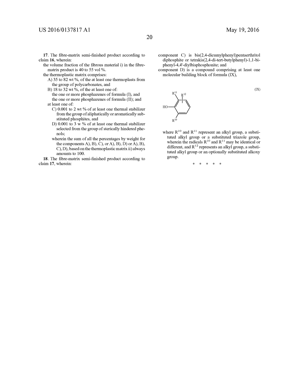 FLAME RETARDANT FIBRE-MATRIX SEMIFINISHED PRODUCTS - diagram, schematic, and image 21