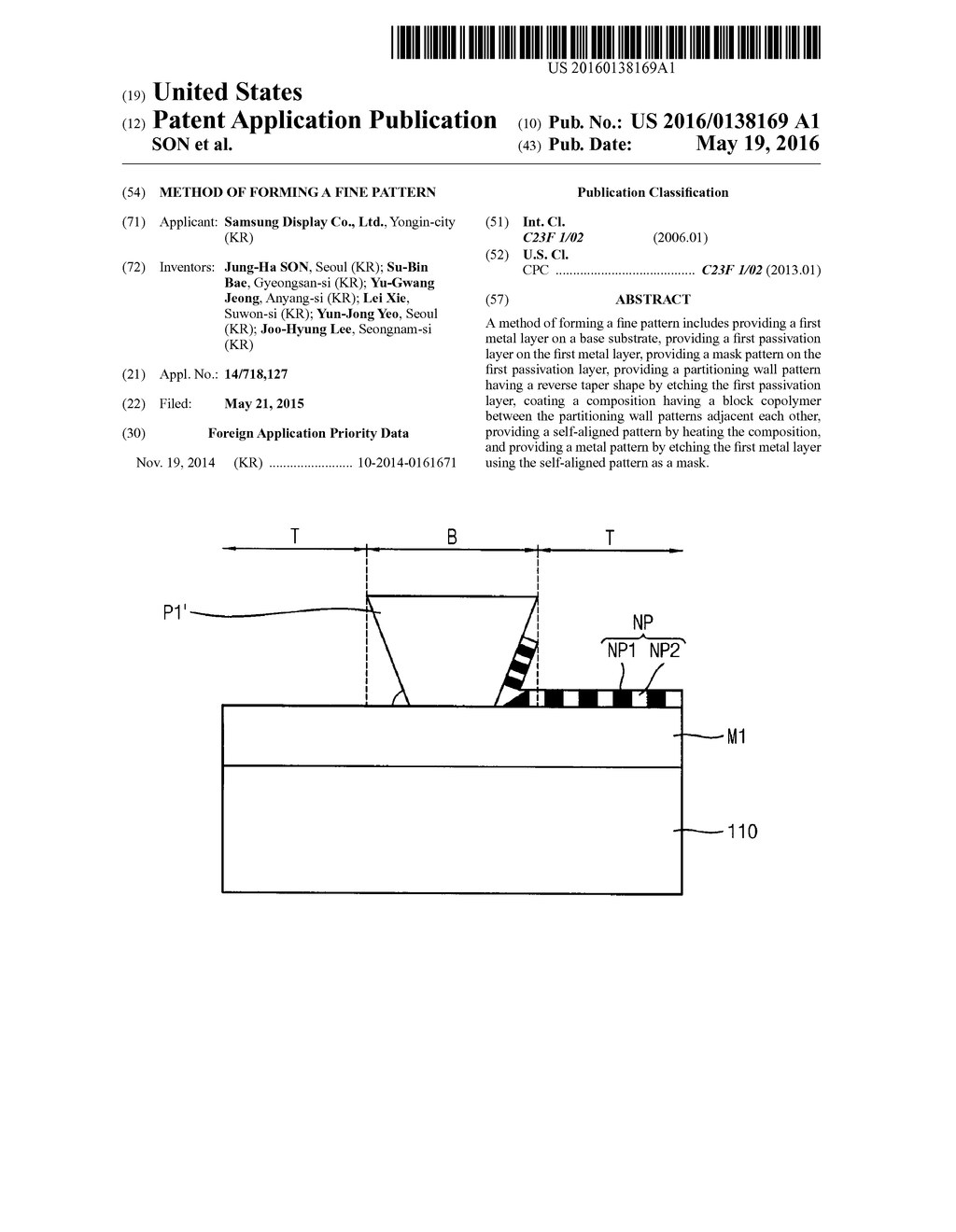 METHOD OF FORMING A FINE PATTERN - diagram, schematic, and image 01