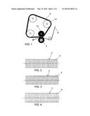 Apparatus and method for realizing a web of fibrous material diagram and image