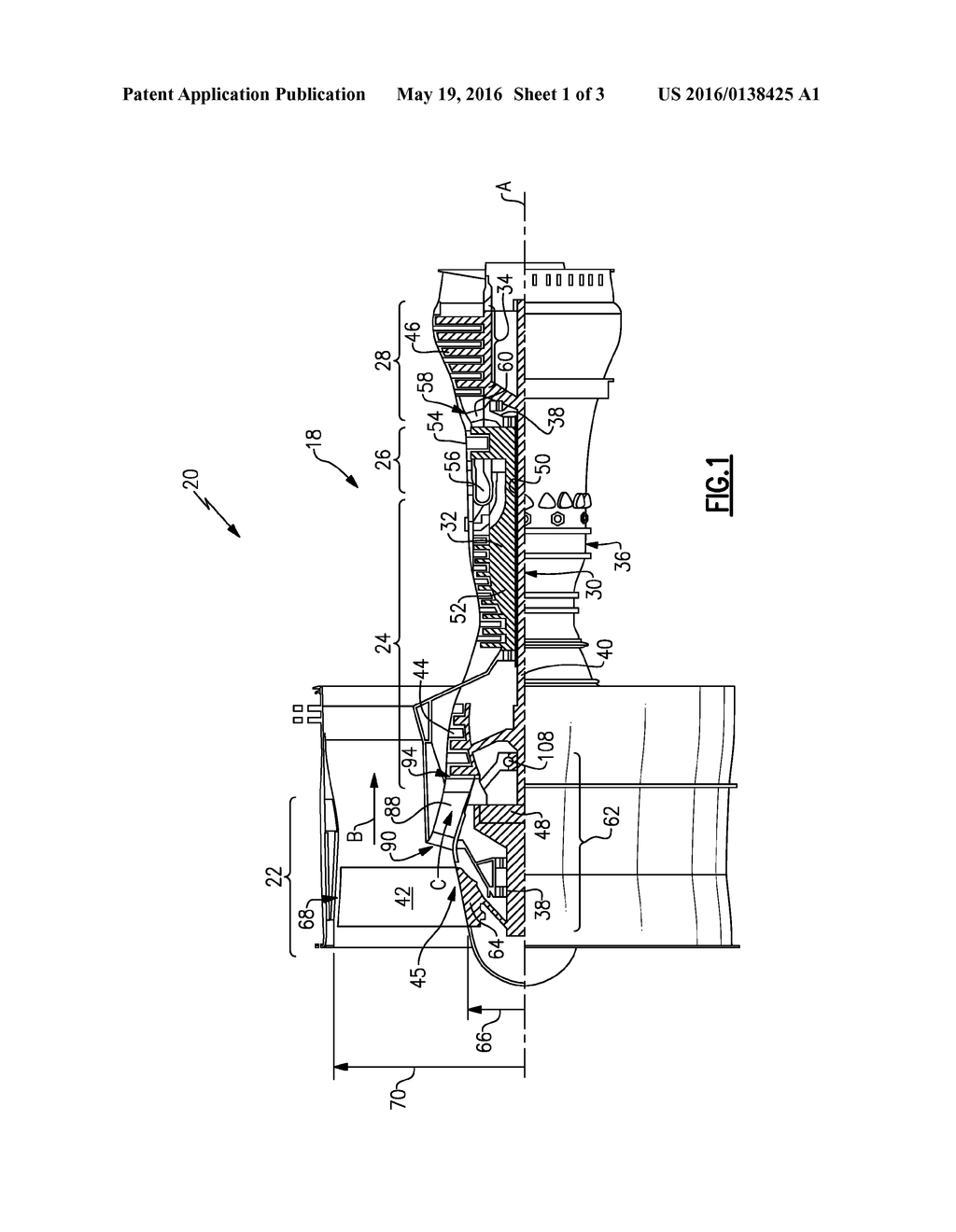 TURBOFAN ENGINE FRONT SECTION - diagram, schematic, and image 02