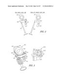 CYLINDER HEAD ARRANGEMENT FOR VARIABLE VALVE ACTUATION ROCKER ARM     ASSEMBLIES diagram and image