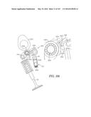 CYLINDER HEAD ARRANGEMENT FOR VARIABLE VALVE ACTUATION ROCKER ARM     ASSEMBLIES diagram and image