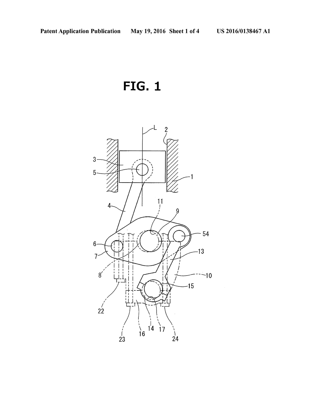 BEARING STRUCTURE FOR MULTI-LINK-TYPE PISTON CRANK MECHANISM FOR INTERNAL     COMBUSTION ENGINES - diagram, schematic, and image 02