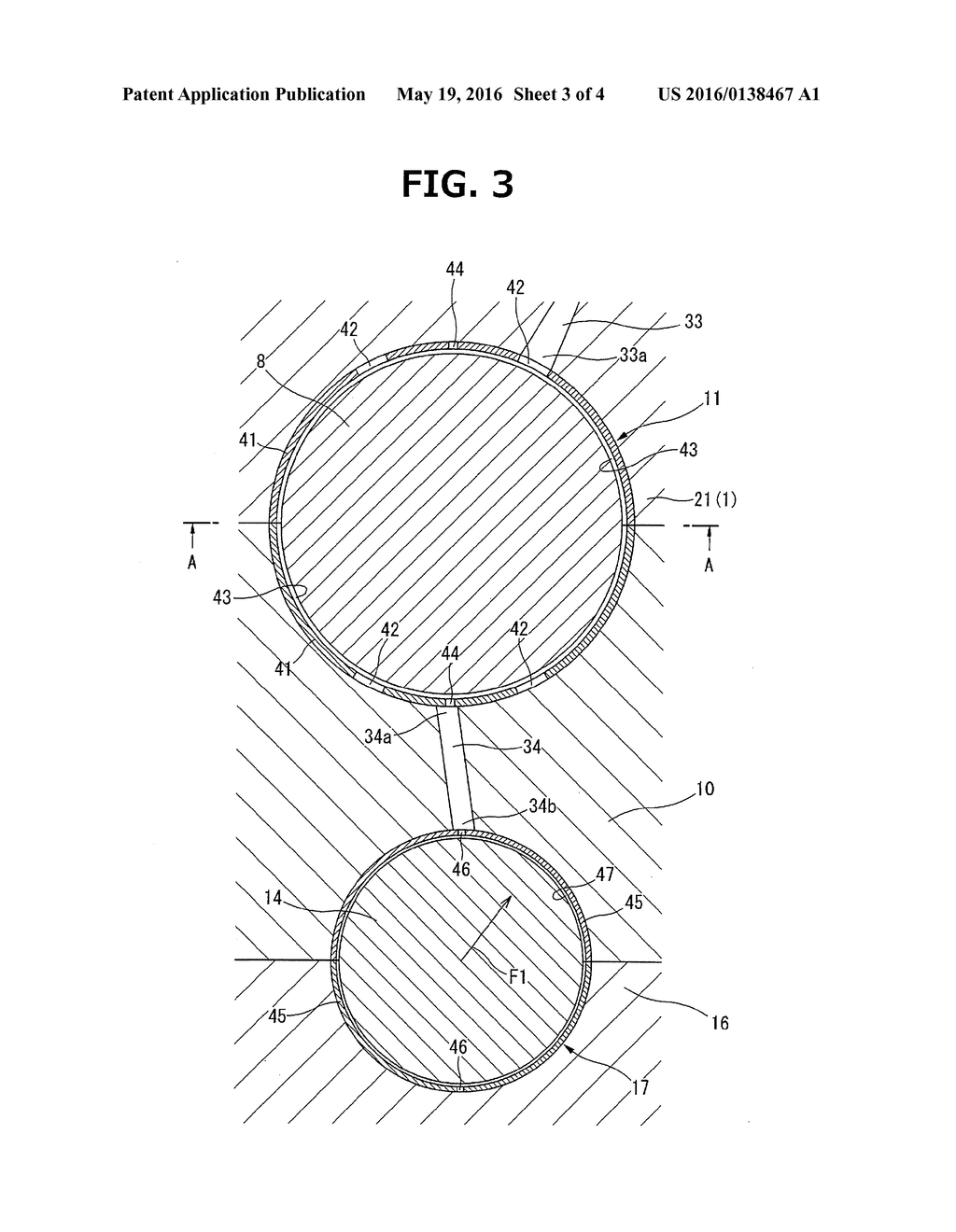 BEARING STRUCTURE FOR MULTI-LINK-TYPE PISTON CRANK MECHANISM FOR INTERNAL     COMBUSTION ENGINES - diagram, schematic, and image 04