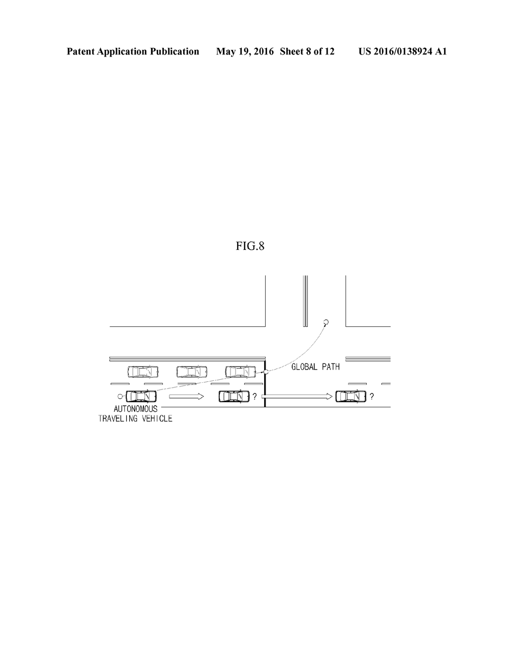 VEHICLE AUTONOMOUS TRAVELING SYSTEM, AND VEHICLE TRAVELING METHOD USING     THE SAME - diagram, schematic, and image 09