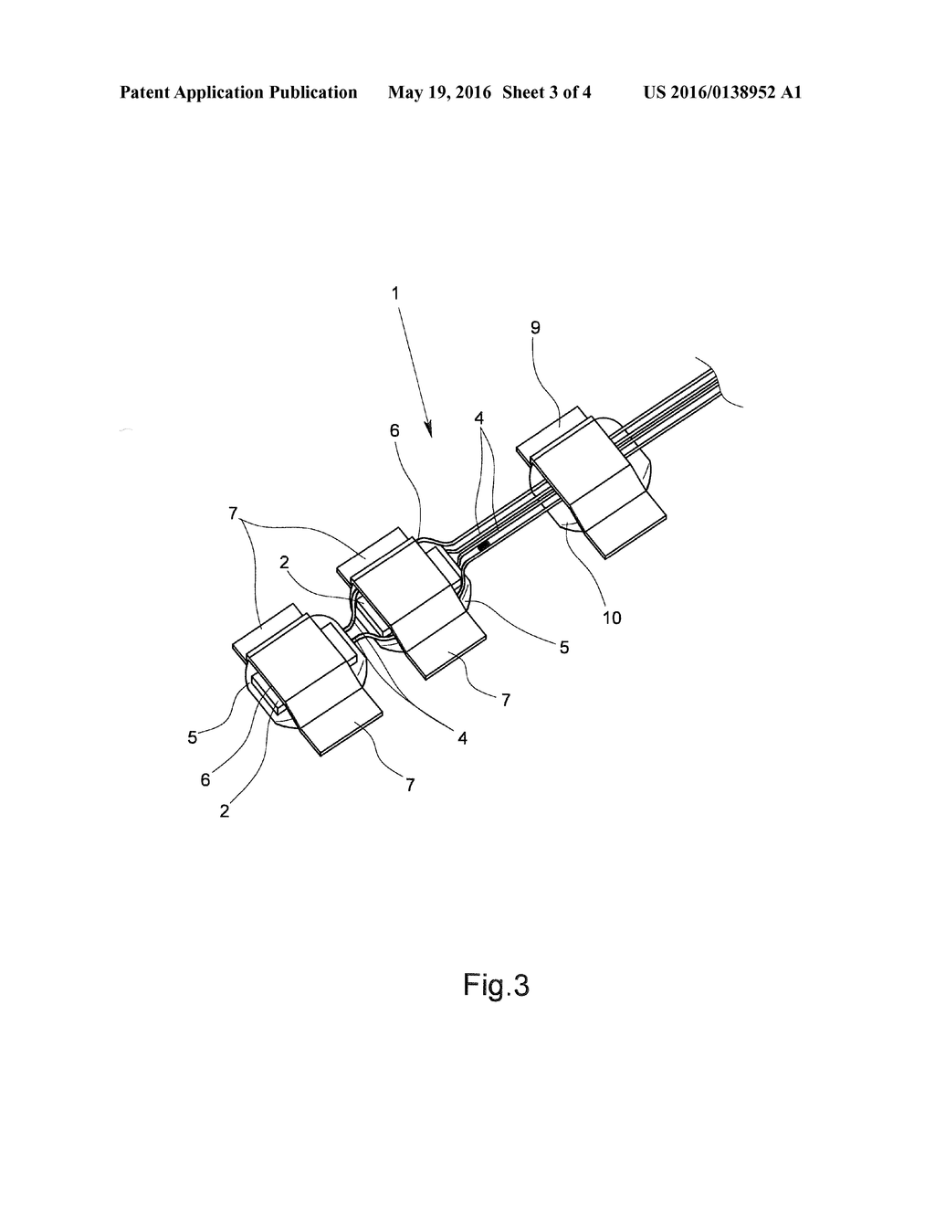 DEVICE FOR DETERMINING TEMPERATURE AS WELL AS MEASURING ARRANGEMENT FOR     DETERMINING FLOW - diagram, schematic, and image 04