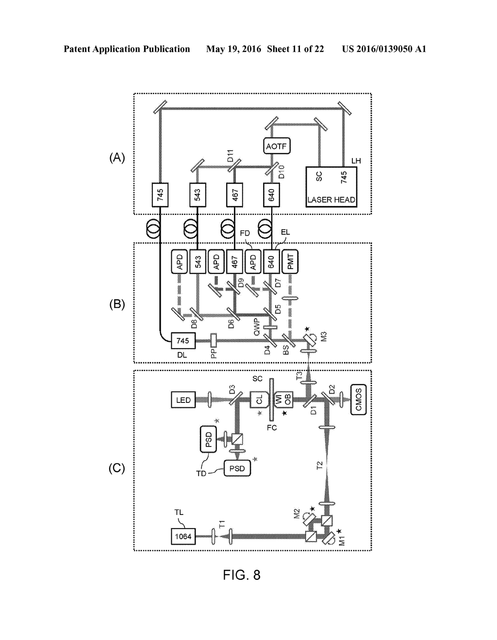 METHOD AND SYSTEM FOR IMAGING A MOLECULAR STRAND - diagram, schematic, and image 12