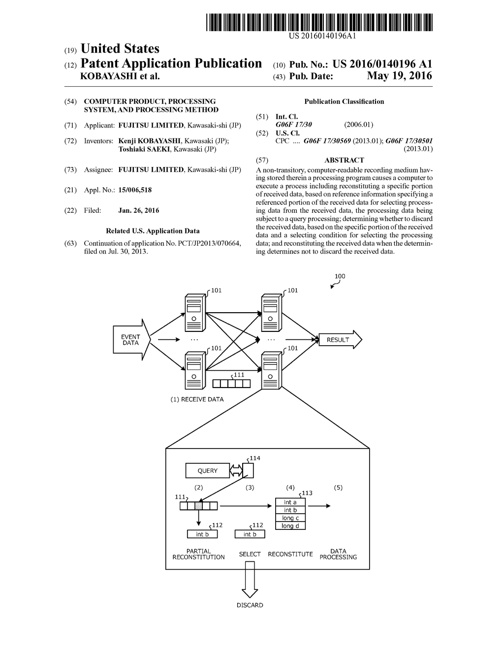 COMPUTER PRODUCT, PROCESSING SYSTEM, AND PROCESSING METHOD - diagram, schematic, and image 01