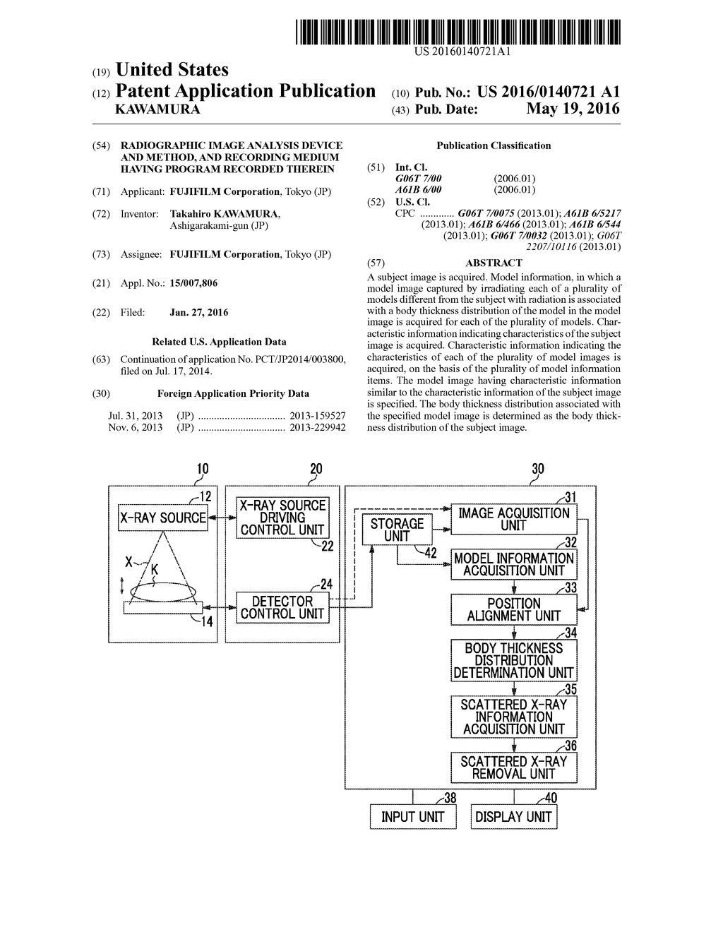 RADIOGRAPHIC IMAGE ANALYSIS DEVICE AND METHOD, AND RECORDING MEDIUM HAVING     PROGRAM RECORDED THEREIN - diagram, schematic, and image 01