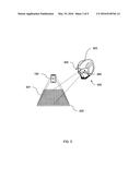 Surface projection system and method for augmented reality diagram and image