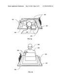 Surface projection system and method for augmented reality diagram and image