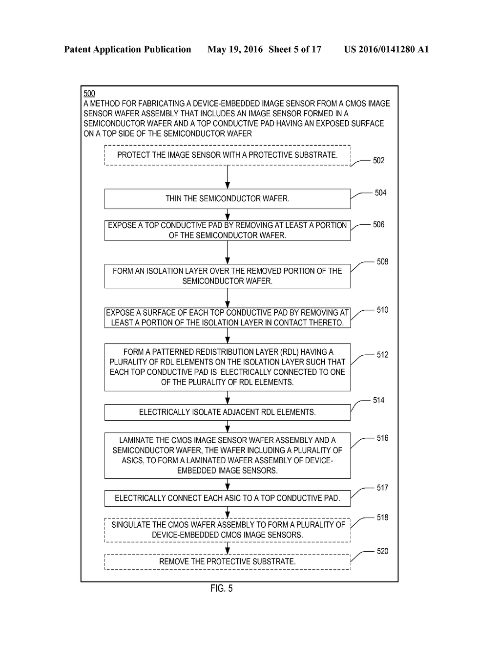 Device-Embedded Image Sensor, And Wafer-Level Method For Fabricating Same - diagram, schematic, and image 06