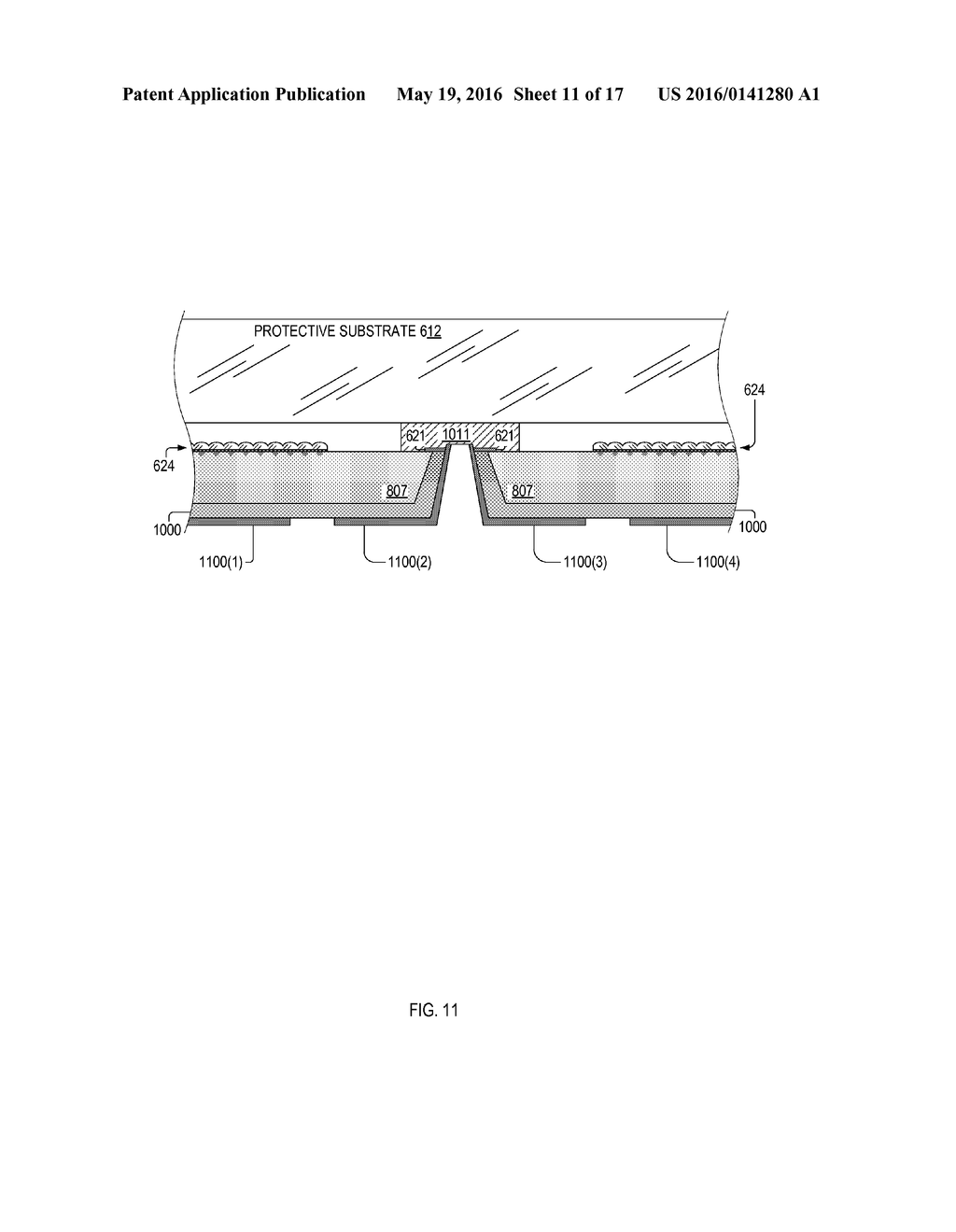 Device-Embedded Image Sensor, And Wafer-Level Method For Fabricating Same - diagram, schematic, and image 12