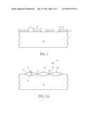 SEMICONDUCTOR STRUCTURE WITH SILICON OXIDE LAYER HAVING A TOP SURFACE IN     THE SHAPE OF CONTINUOUS HILLS AND METHOD OF FABRICATING THE SAME diagram and image