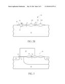 SEMICONDUCTOR STRUCTURE WITH SILICON OXIDE LAYER HAVING A TOP SURFACE IN     THE SHAPE OF CONTINUOUS HILLS AND METHOD OF FABRICATING THE SAME diagram and image