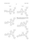 MATERIAL FOR ORGANIC ELECTROLUMINESCENT DEVICE AND ORGANIC     ELECTROLUMINESCENT DEVICE USING THE SAME diagram and image