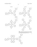 MATERIAL FOR ORGANIC ELECTROLUMINESCENT DEVICE AND ORGANIC     ELECTROLUMINESCENT DEVICE USING THE SAME diagram and image