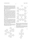 MATERIAL FOR ORGANIC ELECTROLUMINESCENT DEVICE AND ORGANIC     ELECTROLUMINESCENT DEVICE USING THE SAME diagram and image