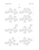 MATERIAL FOR ORGANIC ELECTROLUMINESCENT DEVICE AND ORGANIC     ELECTROLUMINESCENT DEVICE USING THE SAME diagram and image