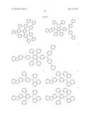 MATERIAL FOR ORGANIC ELECTROLUMINESCENT DEVICE AND ORGANIC     ELECTROLUMINESCENT DEVICE USING THE SAME diagram and image