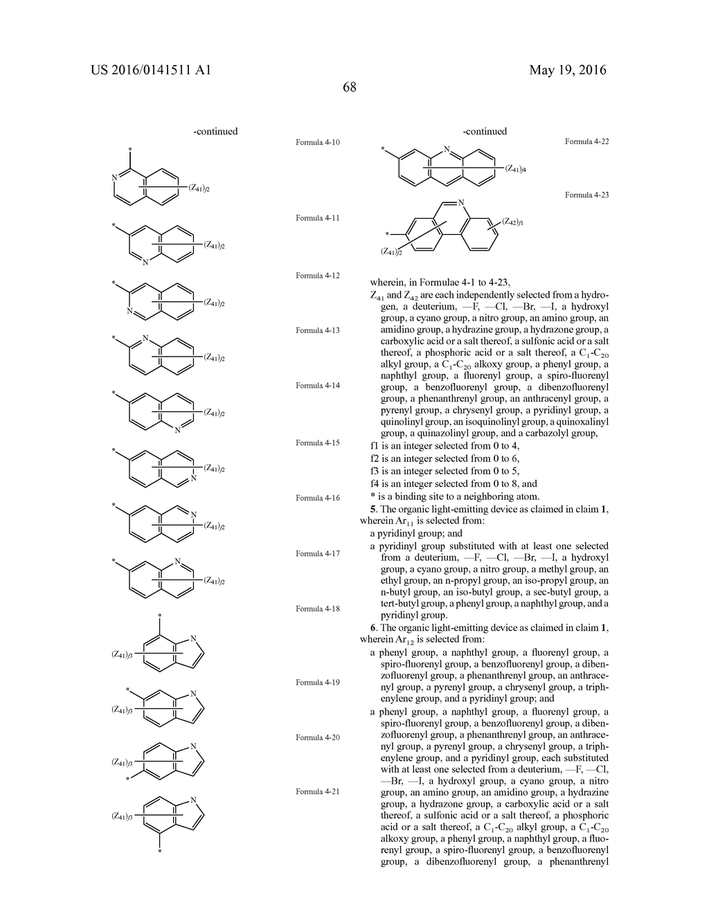 ORGANIC LIGHT-EMITTING DEVICE - diagram, schematic, and image 71