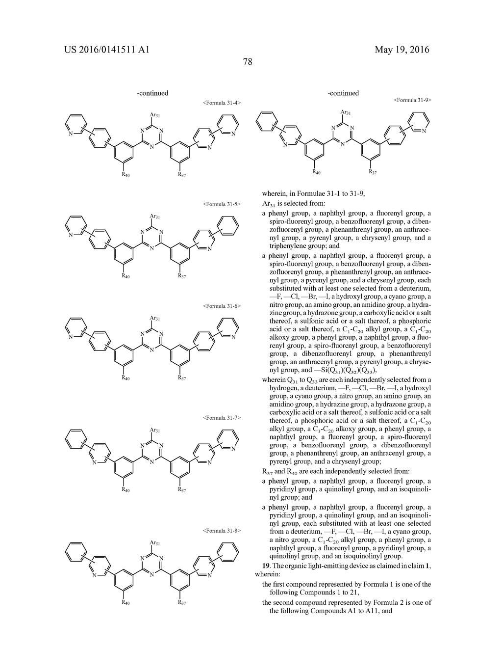 ORGANIC LIGHT-EMITTING DEVICE - diagram, schematic, and image 81