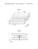 ANTENNA DEVICE USING EBG STRUCTURE, WIRELESS COMMUNICATION DEVICE, AND     RADAR DEVICE diagram and image