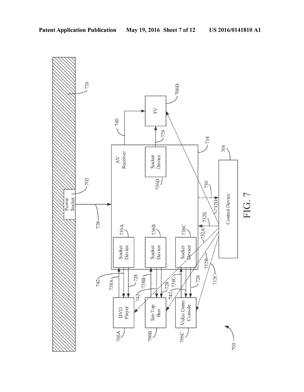 AUTOMATIC DETECTION OF A POWER STATUS OF AN ELECTRONIC DEVICE AND CONTROL     SCHEMES BASED THEREON - diagram, schematic, and image 08