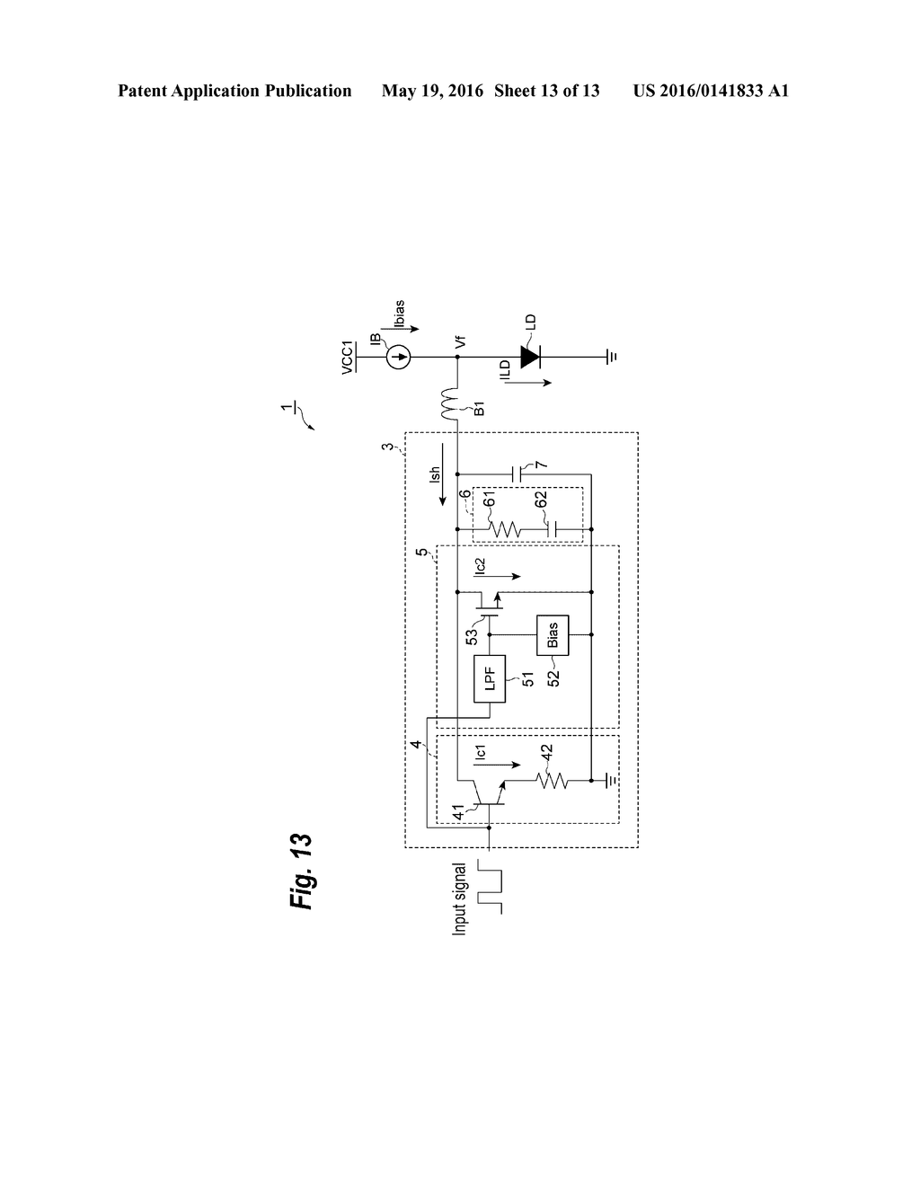 LASER DRIVER FOR DRIVING LASER DIODE - diagram, schematic, and image 14