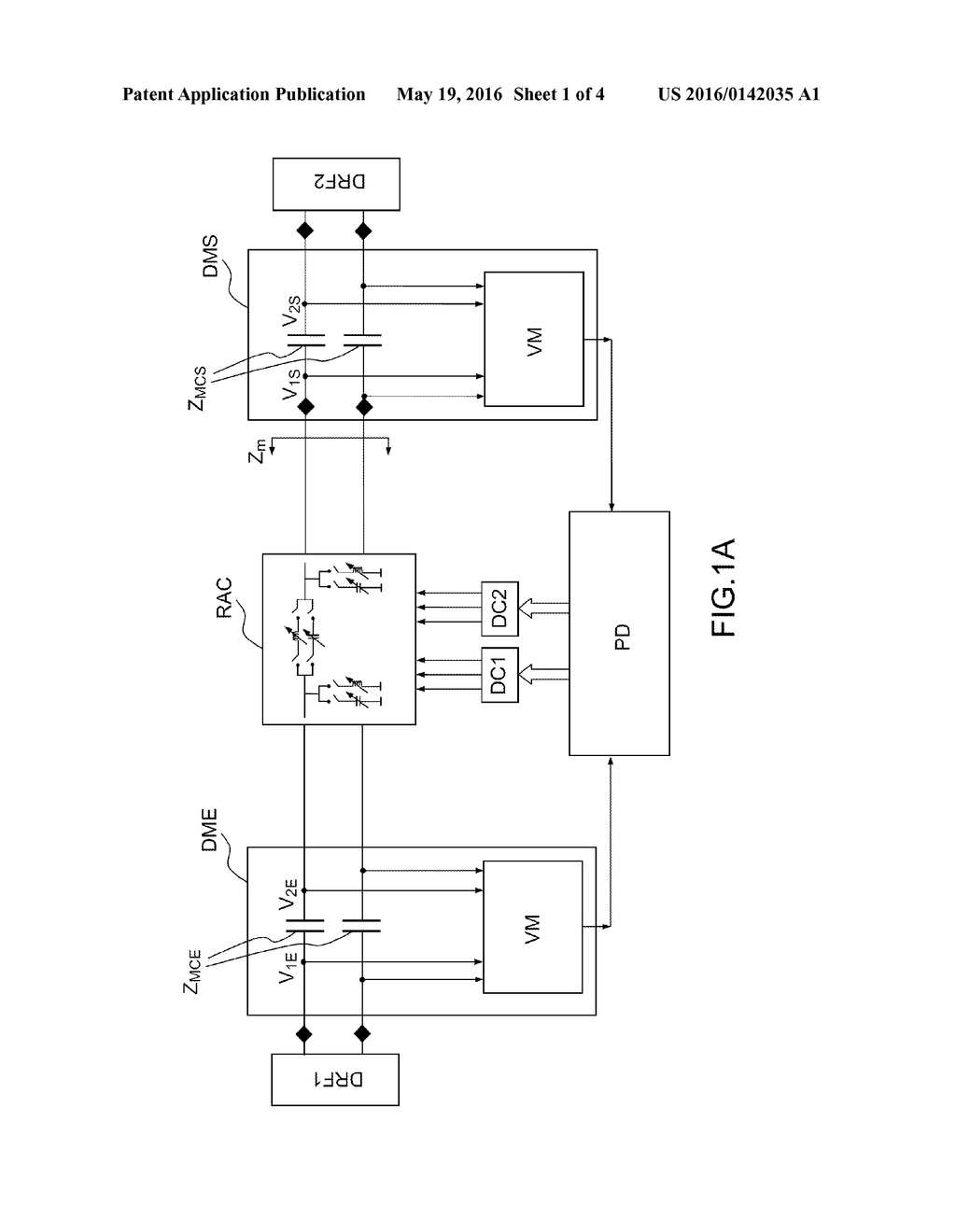 AUTOMATIC IMPEDANCE MATCHING METHOD AND MODULE, PARTICULARLY FOR A     RADIO-FREQUENCY TRANSMISSION OR RECEPTION CHAIN - diagram, schematic, and image 02