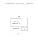 SINGLE CHIP IMAGE SENSOR WITH BOTH VISIBLE LIGHT IMAGE AND ULTRAVIOLET     LIGHT DETECTION ABILITY AND THE METHODS TO IMPLEMENT THE SAME diagram and image