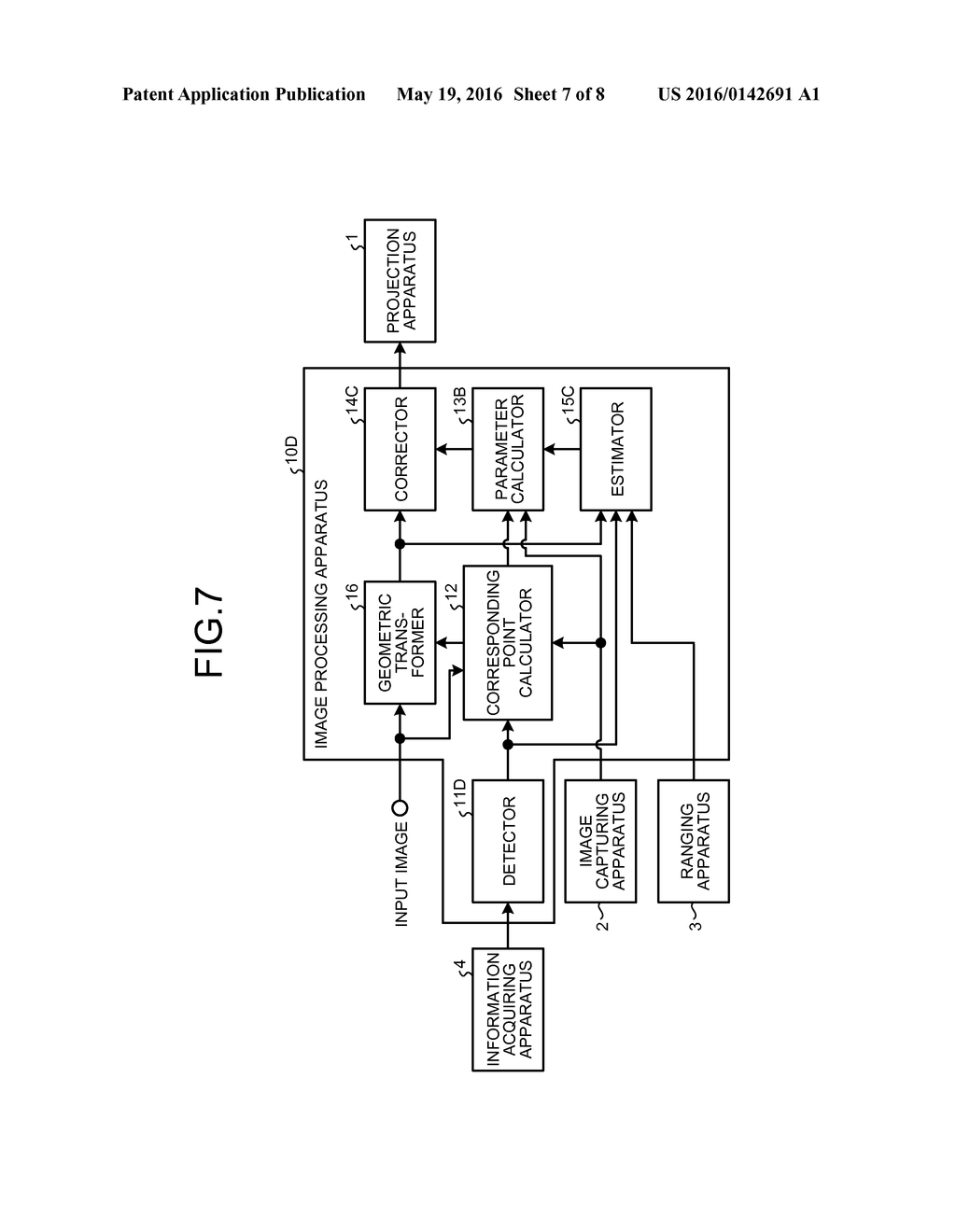 IMAGE PROCESSING APPARATUS, IMAGE PROJECTION SYSTEM, IMAGE PROCESSING     METHOD, AND COMPUTER PROGRAM PRODUCT - diagram, schematic, and image 08