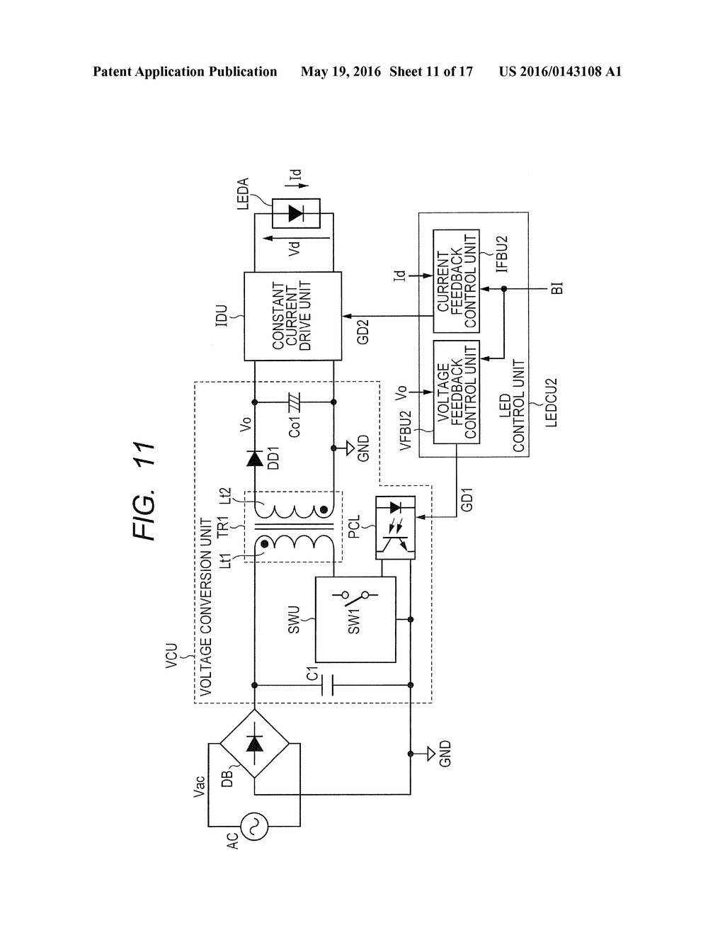 LED DRIVE METHOD AND LED DRIVE DEVICE - diagram, schematic, and image 12