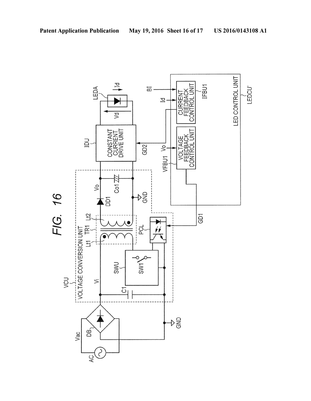 LED DRIVE METHOD AND LED DRIVE DEVICE - diagram, schematic, and image 17