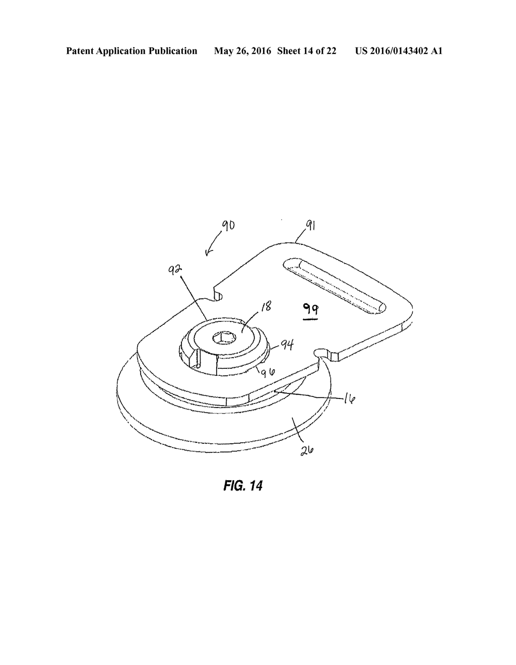 LOCKING CLIP AND ANCHOR ASSEMBLY FOR A TETHER - diagram, schematic, and image 15