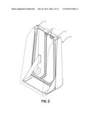 Upright Garment Bag with an Interior and Exterior Hanging System diagram and image