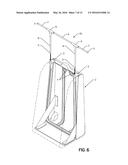 Upright Garment Bag with an Interior and Exterior Hanging System diagram and image