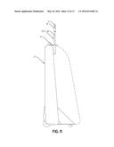 Upright Garment Bag with an Interior and Exterior Hanging System diagram and image