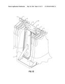 Upright Garment Bag with an Interior and Exterior Hanging System diagram and image