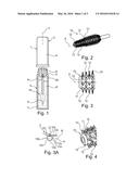 APPLICATOR FOR APPLYING A PRODUCT TO EYELASHES OR EYEBROWS diagram and image