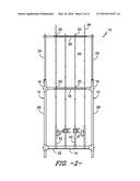 TRANSPORTABLE TELESCOPING FISHING ROD RACK diagram and image