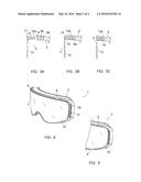 PROTECTIVE EYE MASK, PARTICULARLY FOR SKIING diagram and image